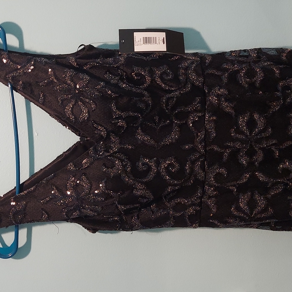 Black evening dress